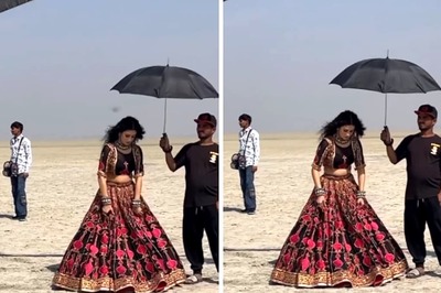 Isha Malviya Shoots In Scorching Heat In Rajasthan Wearing A 25 Kg Lehenga