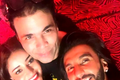 Ananya Panday Poses With Ranveer Singh, Karan Johar; Confirms Cameo In Rocky Aur Rani Kii Prem Kahani