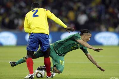 Football WC warmup: SA beat Colombia 2-1