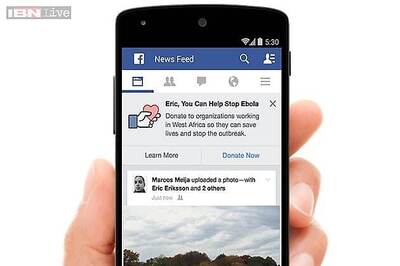 Facebook launches Ebola charity donation button