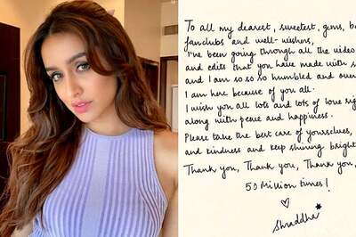 Shraddha Kapoor Pens Handwritten Note in 3 Languages For Fans