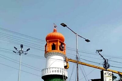 Jinnah Tower in Guntur Painted Tricolor by YSRCP Govt Amid BJP's Demands to Rename It
