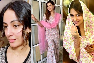 Hina Khan, Dipika Kakar, Gauahar Khan Celebrates Eid Festivities, See Pics