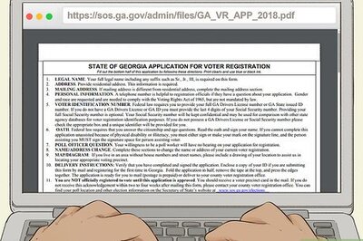 How to Register to Vote in Georgia