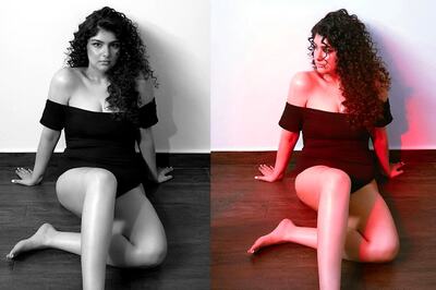 Anshula Kapoor Holds Our Attention In This Off-Shoulder Black Bodysuit; Pics