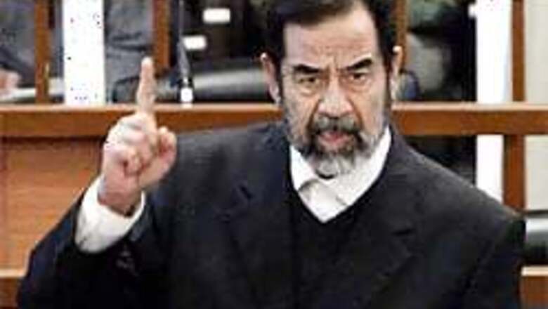 Saddam skips meal, ends hunger strike