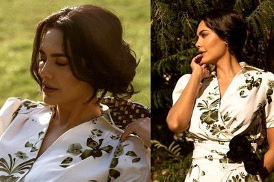 Esha Gupta Looks Like a Goddess in This Stunning White Floral Outfit