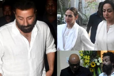 Sunny Deol, Bobby Deol And Hema Malini Pay Their Last Respects To Pamela Chopra