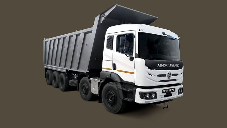 Ashok Leyland Unveils AVTR 4825 10x2 Tipper with Tandem Dummy Axle