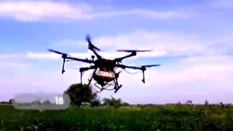 At This Andhra Pradesh Village, Drones Are Used To Spray Medicines On Crops
