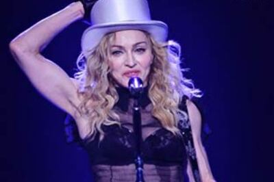 Madonna, Jesus Luz head for a split