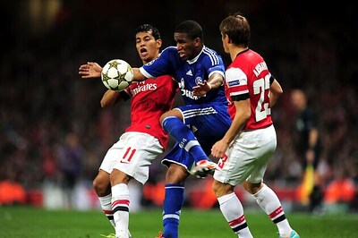 Schalke beat Arsenal 2-0 in Champions League