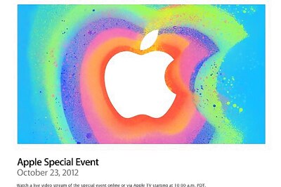 Apple to live stream October 23 event, iPad mini expected