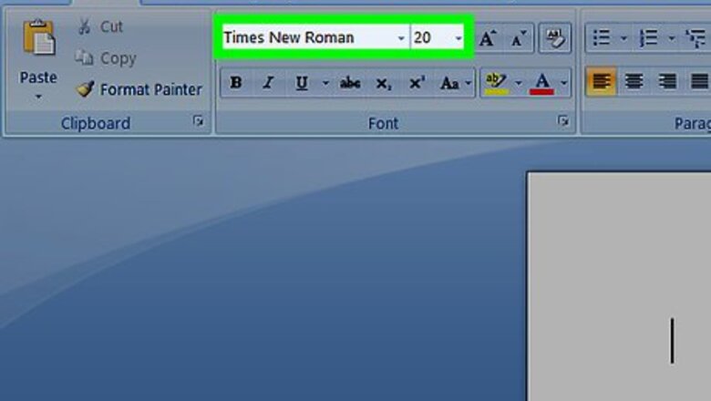 How to Create a Stick Figure on Microsoft Office Word (2007)