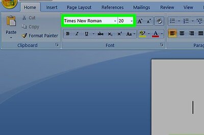 How to Create a Stick Figure on Microsoft Office Word (2007)