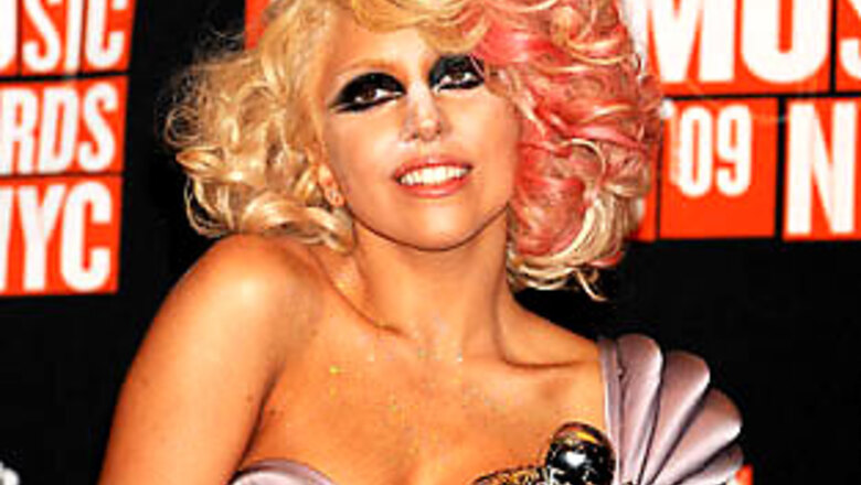 British pop singer Lady GaGa goes topless in promo ad