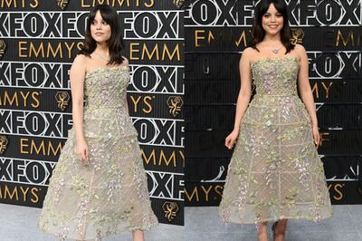 Emmy Awards 2024: Wednesday Star Jenna Ortega Steals The Show In A Lovely Floral Dior Gown
