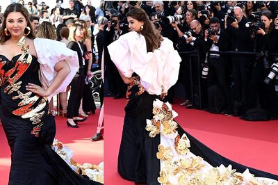 Aishwarya Rai Bachchan Casts A Spell On The Cannes 2024 Red Carpet; Gold Flowers Steal The Show