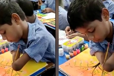 Viral Video Shows Specially Abled Boy's Mesmerising Paintings Skills