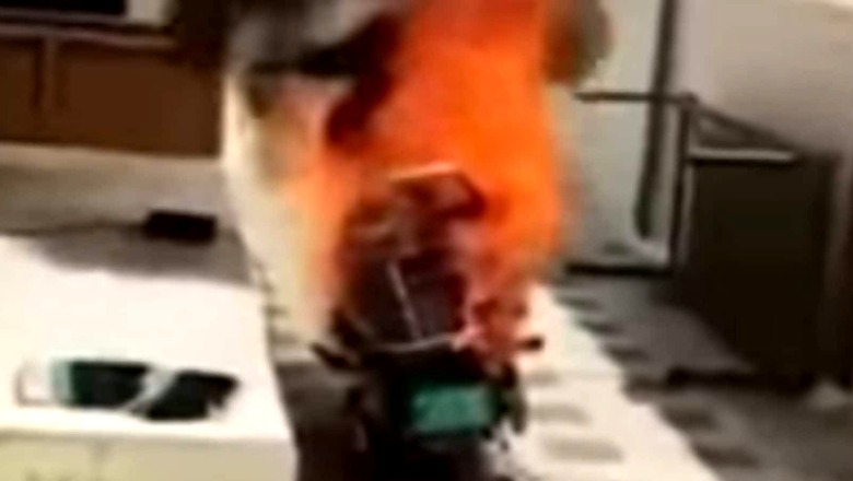 WATCH: Another Electric Scooter from Pure EV Catches Fire, This Time in Gujarat