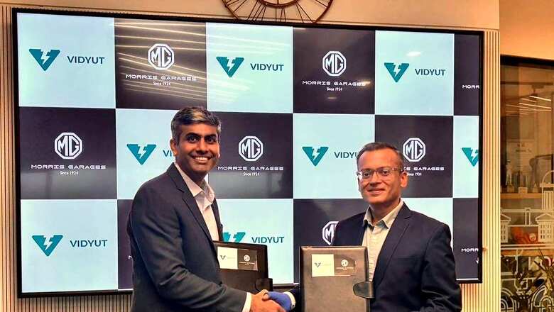 Vidyut Partners With MG Motor To Make EV Ownership Easier With Battery-as-a-Service