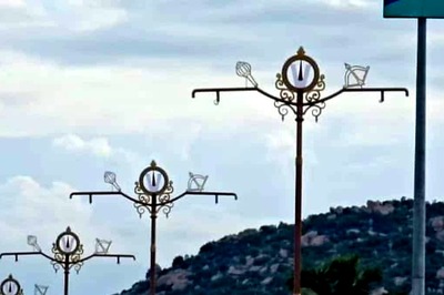 Lamp Posts With Hindu Religious Symbols In Karnataka's Koppal Spark Controversy, State Orders Removal