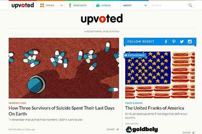 Reddit launches new website that curates best stories generated by users, but disables comments or votes