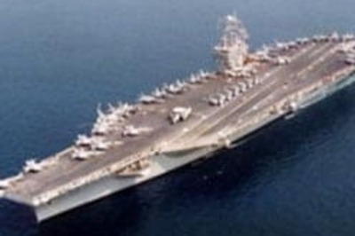 Nimitz docks in Chennai, sailors paint town red