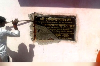 Plaques Bearing Akhilesh's Name Being Gouged Out by Yogi Govt, Alleges SP