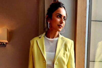 Rakul Preet Singh Looks Elegant In Pastel Yellow Co-ord Set, See Pics