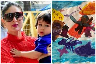 Kareena Kapoor Khan Shares Another Painting by Her 'In-house Picasso' Taimur, Fans Can't Keep Calm