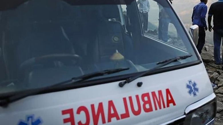 Day-old baby girl charred to death in CNG ambulance fire, two injured