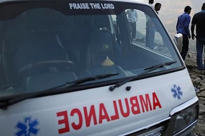 Day-old baby girl charred to death in CNG ambulance fire, two injured