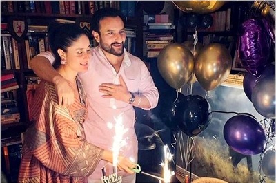 Saif Ali Khan Rings in 50th Birthday with Intimate Bash as Kareena Kapoor Flaunts Her Baby Bump