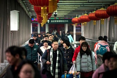 Millions Travel For China's Lunar New Year Festival
