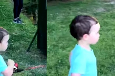 Toddler's Reaction To Catching His First Fish Will Beat Your Monday Blues