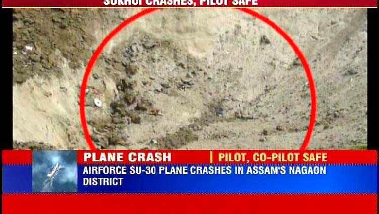 IAF Sukhoi SU-30 plane crashes in Assam, pilots safe