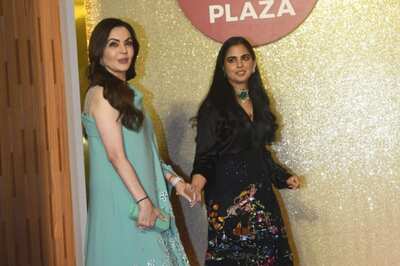 Nita Ambani and Isha Ambani Exude Grace In Chic Ensembles at the Jio World Plaza Opening