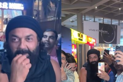 Bobby Deol Gets Mobbed At Airport, Animal Actor Patiently Smiles And Deals With Fans; Watch Video