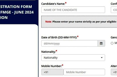 FMGE June 2024 Registration Begins at nbe.edu.in; Check Eligibility Criteria, Application Process