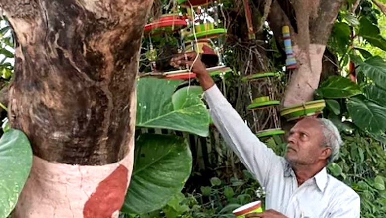 In Telangana's Nizamabad, This Retired Govt Employee Makes Nests For Sparrows