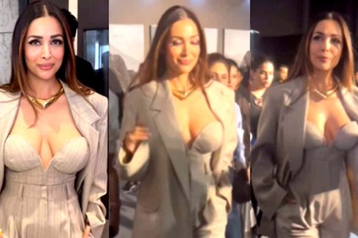 Sexy! Malaika Arora Flaunts Ample Cleavage in Bold Power Suit, Hot Video Goes Viral