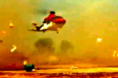 WATCH | Chopper Carrying Ex-K'taka CM Yediyurappa Struggles to Land Due to Plastic Waste on Helipad