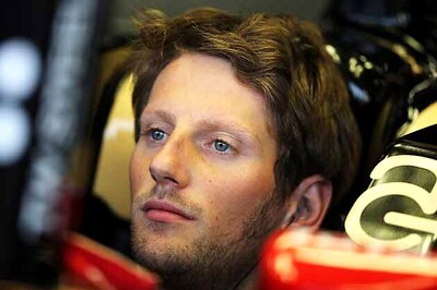 Grosjean collects five place penalty for German GP