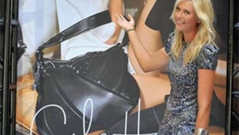 Sharapova's first volley in the world of fashion