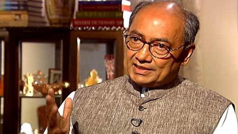 Digvijaya Singh files RS nomination from MP