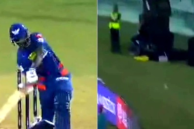 IPL 2023: K Gowtham Comes in as LSG Impact Player to Face Just one Ball, Smashes it Out of the Park - WATCH