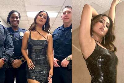 Not Just The Fashion Police, Hina Khan Wows All, In These Dazzling Pic With Cops