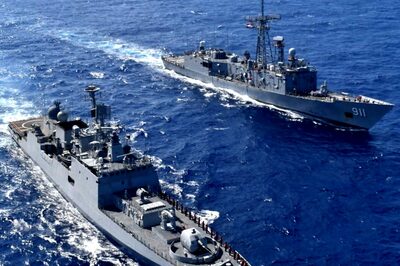 Indian Naval Frigate INS Tabar Carries Out Exercise with Egyptian Warship in Mediterranean Sea