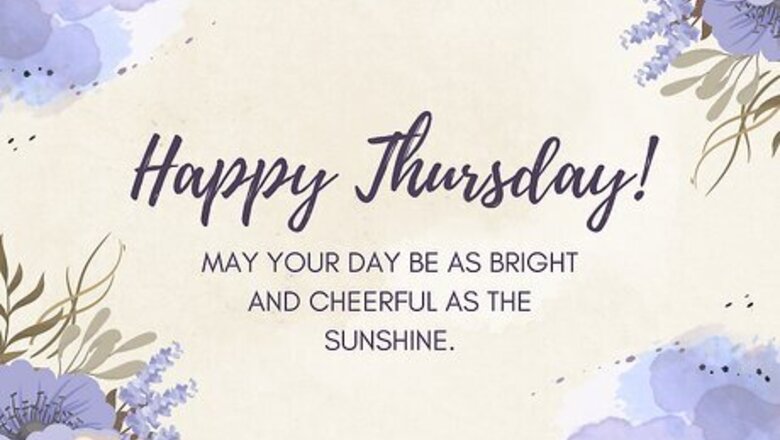 200+ Happy & Positive Thursday Morning Greetings